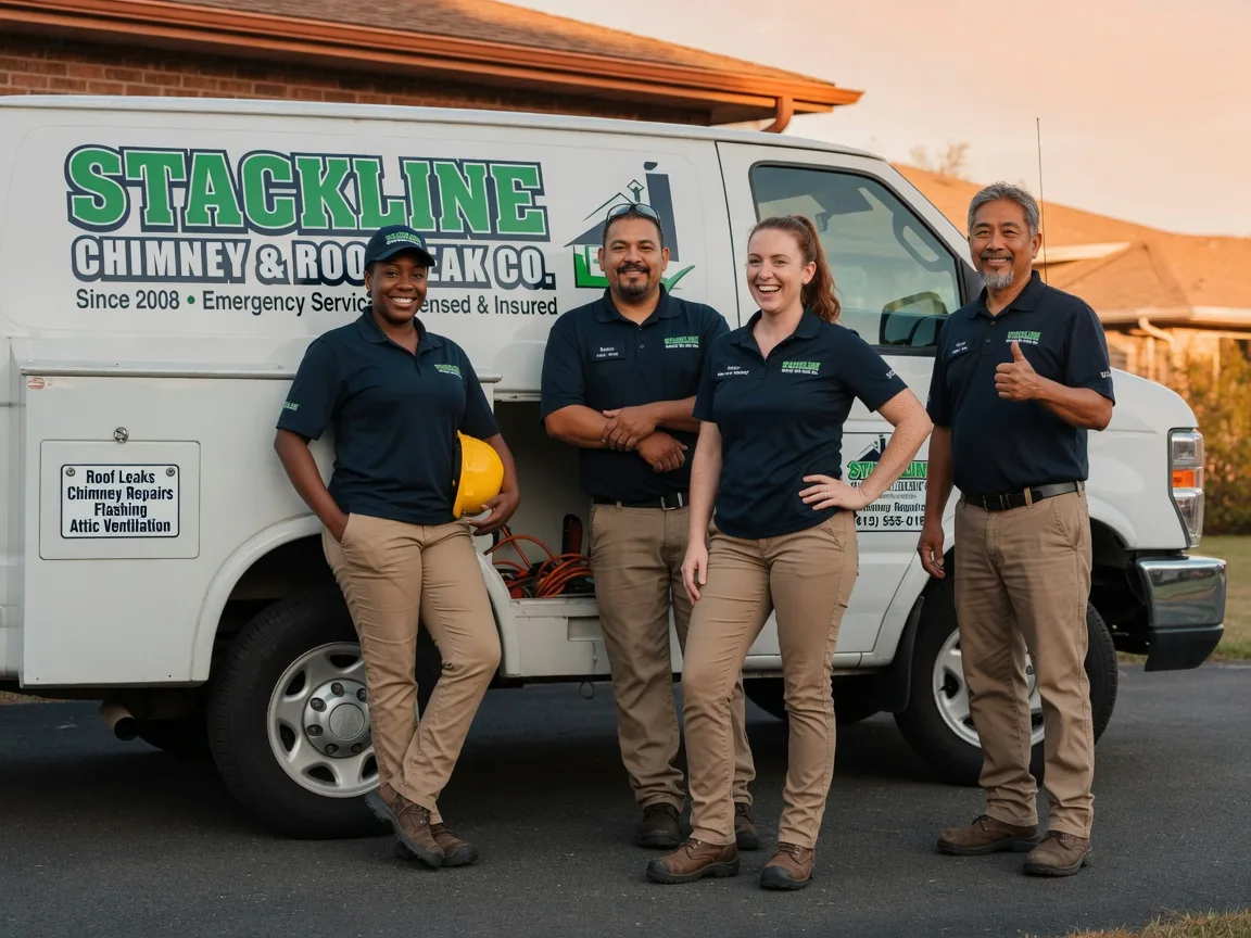 Chimney flashing repair company in Rebuck, PA